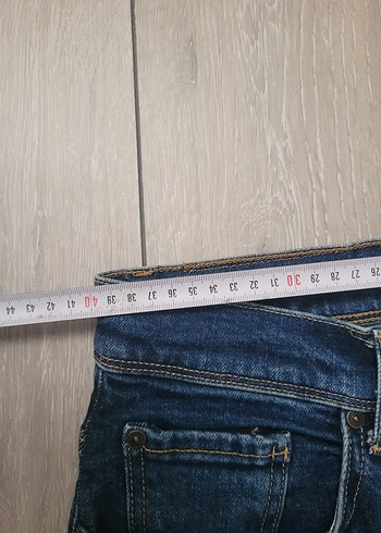 Erkek Lacivert Kot Pantolon - Regular Fit - Görsel 4