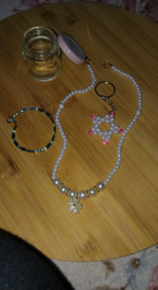 Pembe Kapaklı Küçük Cam Saklama Kabı - Görsel 4