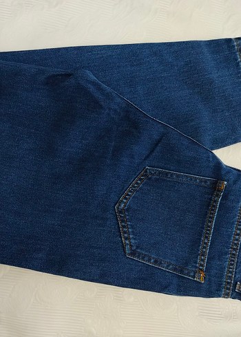 Addax Parlak Mavi Kadın Denim mom Jean