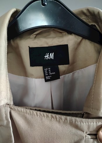 H&M H&M Bej Midi Kadın Trençkot
