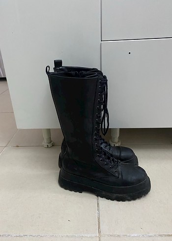 39 Beden siyah Renk Deri Siyah Gotik Stiletto Topuklu Botlar