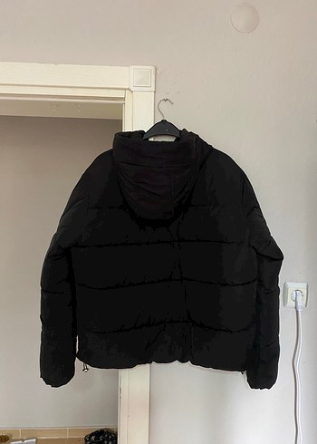 xl Beden Siyah Şişme Mont