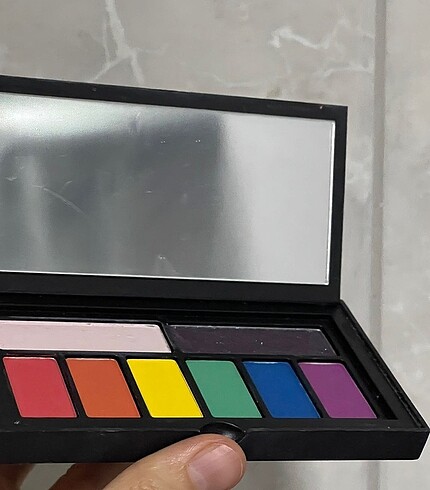  Beden Renk smashbox luxury göz farı paleti canlı renkler çok yüksek pigment