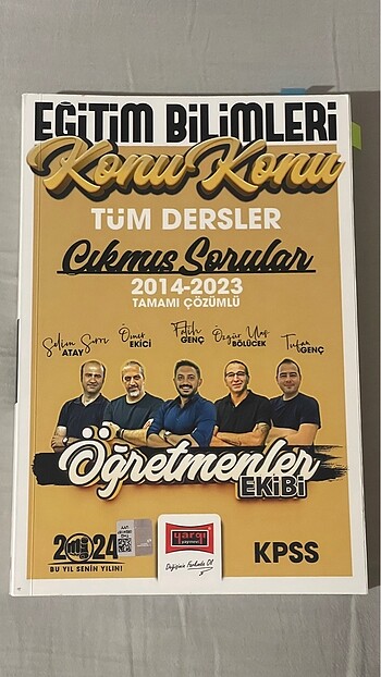 kpss eğitim bilimleri çıkmış sorular yargı yayınevi selim sırrı 