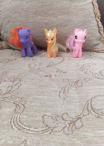 MLP Applejack Ve 2 Adet Replika Pony
