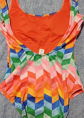 Renkli Kadın Mayo ve şort - Görsel 5