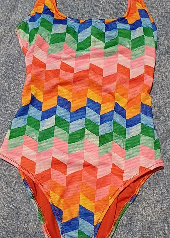 Renkli Kadın Mayo ve şort - Görsel 8