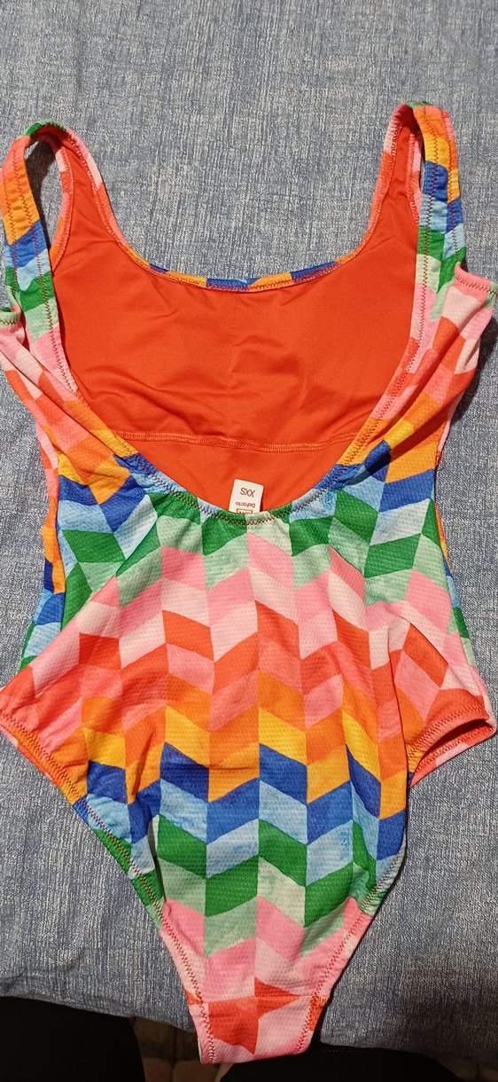 Renkli Kadın Mayo ve şort - Görsel 5