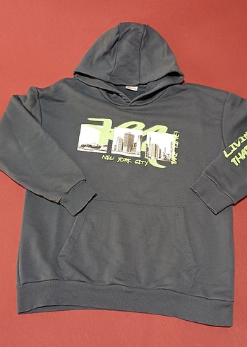 Kapüşonlu, Gri Erkek cocuk Sweatshirt