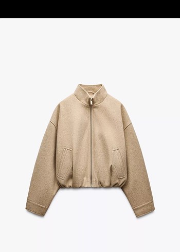 Zara Astarlı Kalın Ceket - Görsel 2