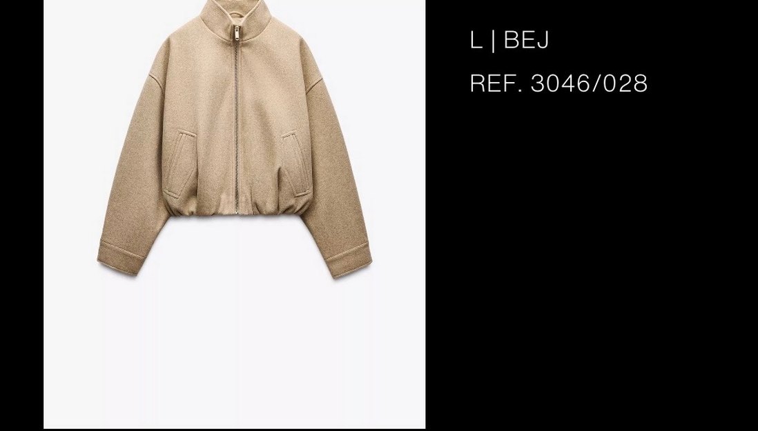 Zara Astarlı Kalın Ceket - Görsel 4