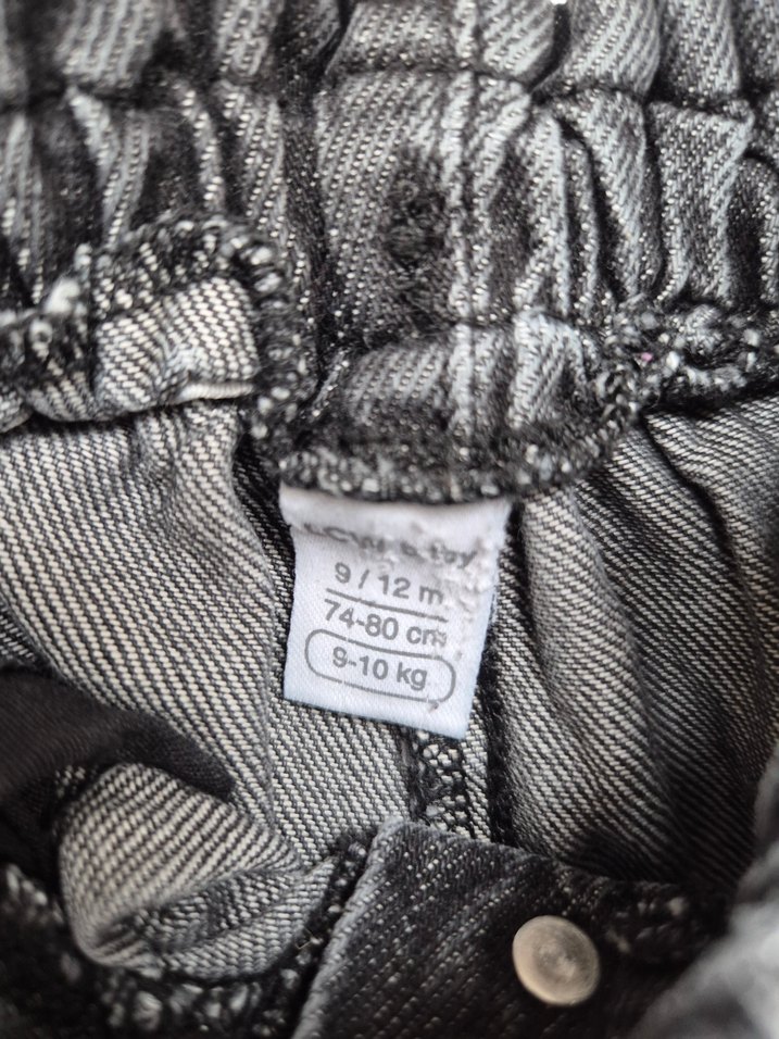 LC Waikiki Gri Düğmeli Kız Denim Pantolon - Görsel 3