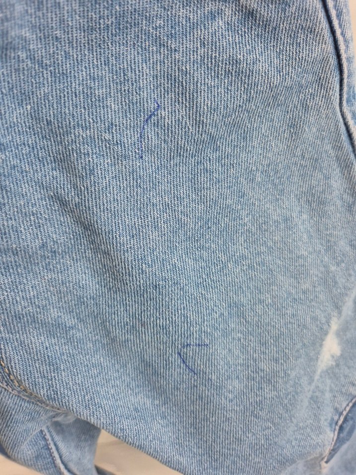 Zara Kız Çocuk Mavi Denim Tulum - Görsel 3