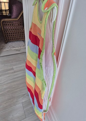 Çocuklar için Renkli Bağlamalı Uyku Tulumu - Görsel 3