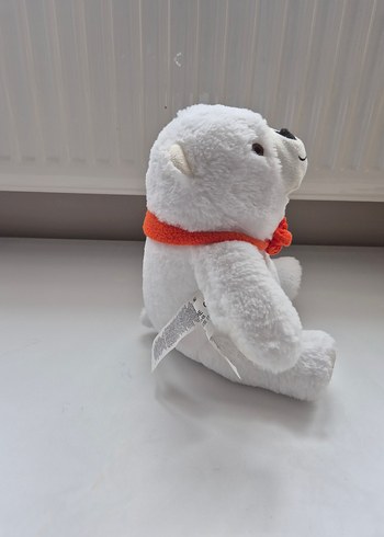 Beyaz Peluş Ayı Oyuncak - Görsel 3