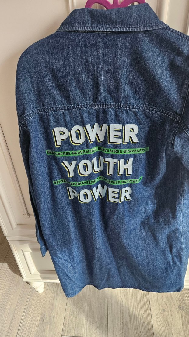 DeFacto Mavi Kadın Denim Gömlek - Görsel 2