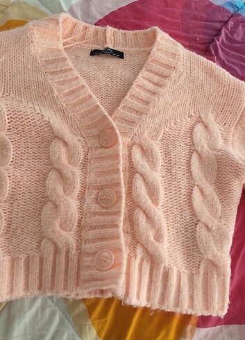 Bershka örgü kışlık crop