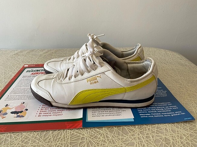 41 Beden beyaz Renk Puma erkek spor ayakkabı