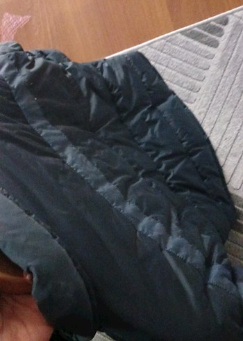 Fermuarlı Gri Kadın Kışlık Mont - Görsel 4