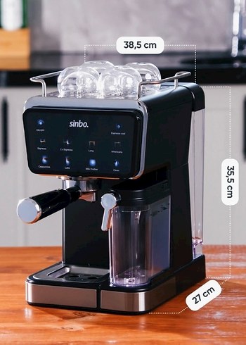 Sinbo Siyah Espresso Kahve Makinesi