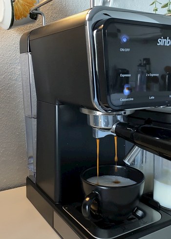  Beden Sinbo Siyah Espresso Kahve Makinesi