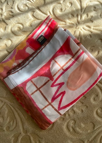 Renkli Bohem yazma Eşarp - Görsel 3