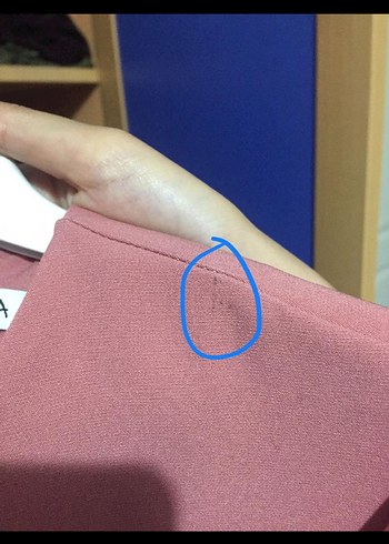 Pembe Uzun Kollu Kemerli Uzun Elbise - Görsel 5