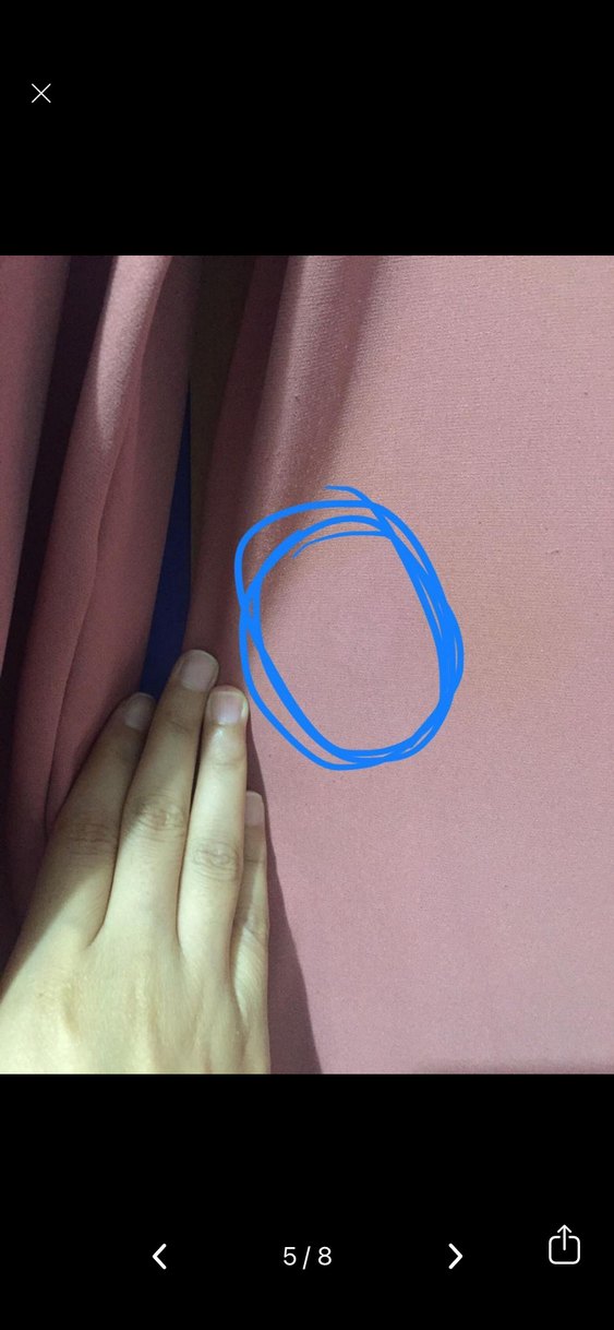 Pembe Uzun Kollu Kemerli Uzun Elbise - Görsel 3