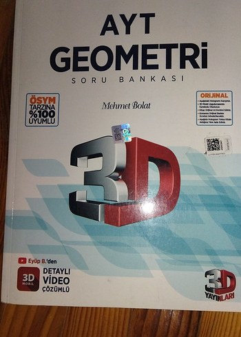AYT Geometri Soru Bankası 3D Yayınları