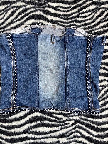 Bershka bershka denim kot bustiyer