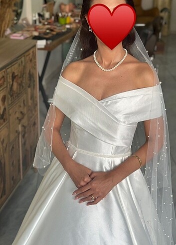 Saten gelinlik - Görsel 6