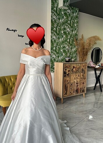 Saten gelinlik - Görsel 8