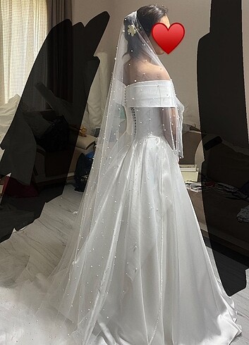 Saten gelinlik - Görsel 10