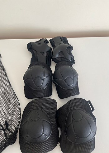 Siyah Motosiklet Dizlikleri veya scooter paten koruma - Görsel 2