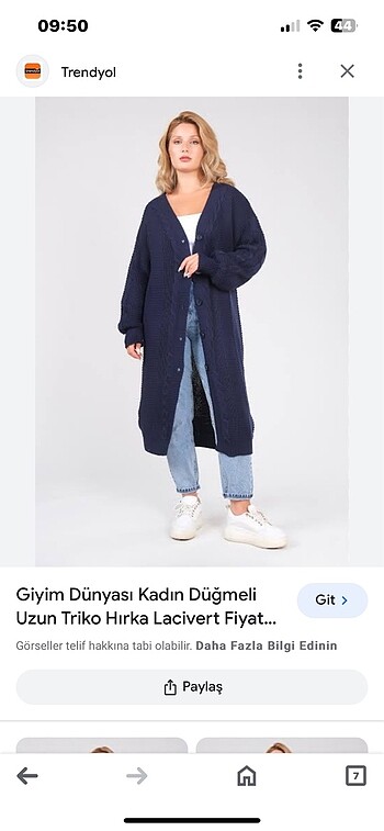 universal Beden Kadın uzun hırka