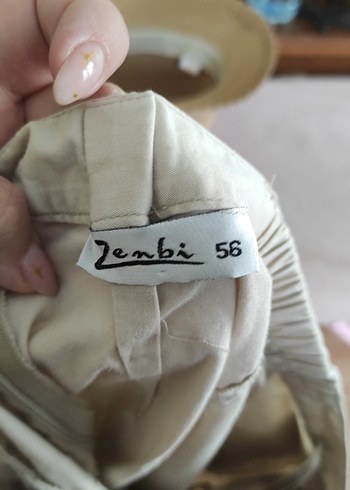 Bej Midi Hamile Etek - Görsel 4