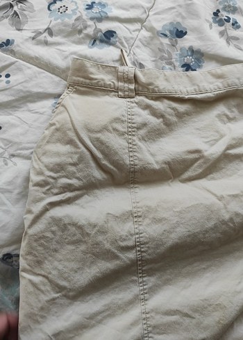 Bej Midi Hamile Etek - Görsel 2