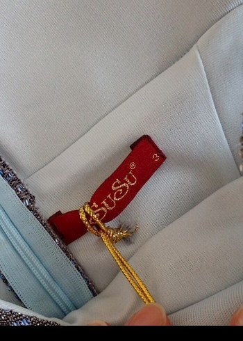 Parlak Mini  Gri Abiye Elbise - Görsel 5