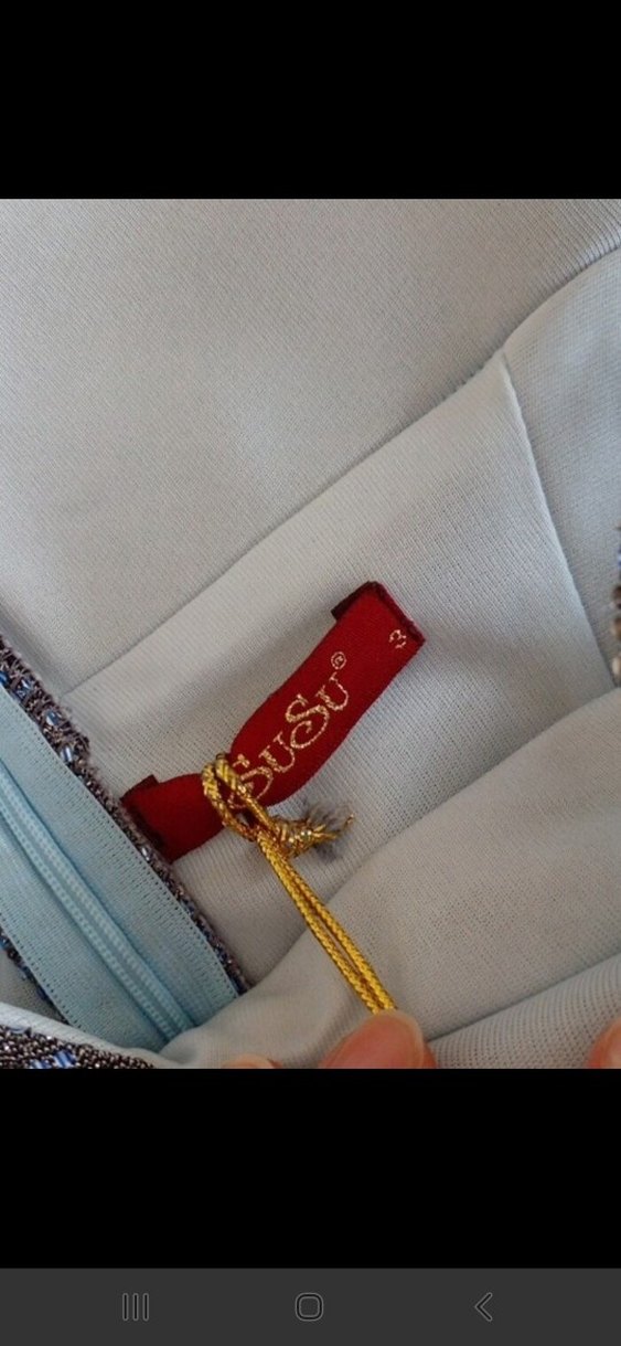 Parlak Mini  Gri Abiye Elbise - Görsel 5