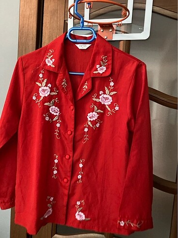 s Beden kırmızı Renk Saten pijama takımı