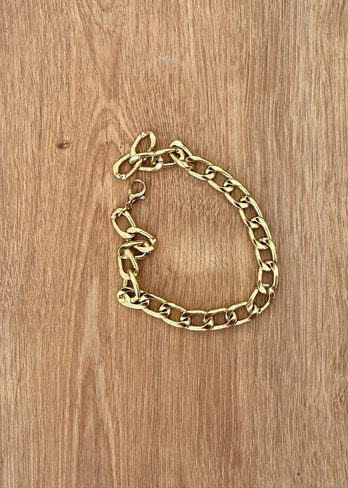 Kedi Köpek Tasması Kolyesi Gold Zincir - Görsel 2