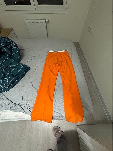Kumaş Turuncu Pantolon - Görsel 5