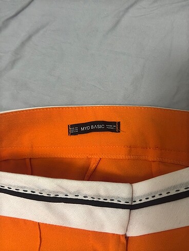 Kumaş Turuncu Pantolon - Görsel 6