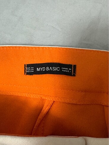 Kumaş Turuncu Pantolon - Görsel 7