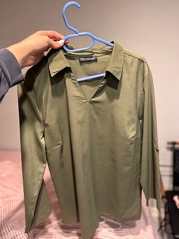 Haki Yeşili Gömlek - Görsel 2