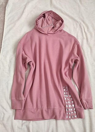 Ambar Kapşonlu Tunik