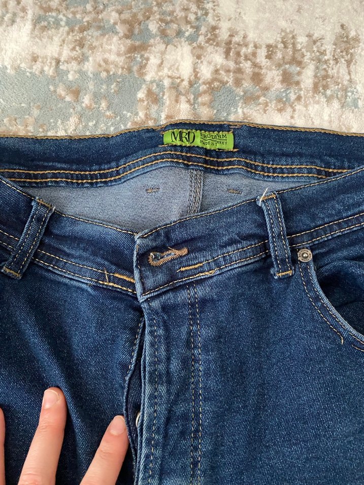 Parlak Mavi Erkek Denim Pantolon - Görsel 2