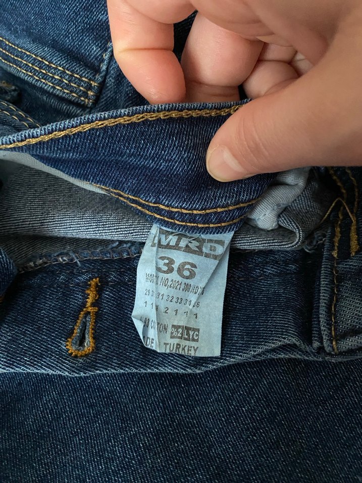 Parlak Mavi Erkek Denim Pantolon - Görsel 3