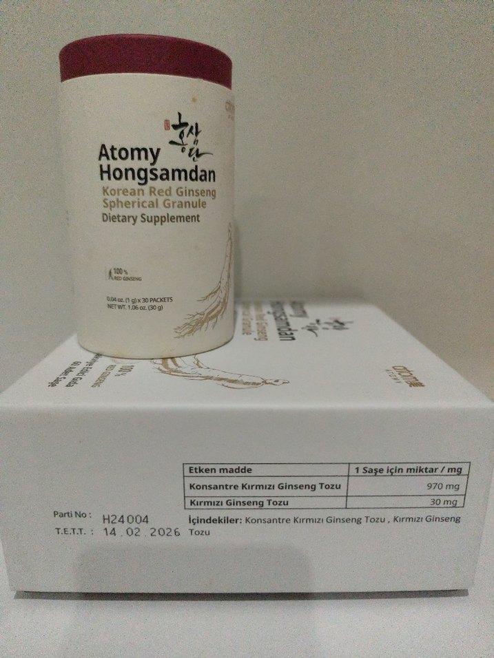 Atomy Hongsamdan Kırmızı Kore Ginsengi Tozu - Görsel 2