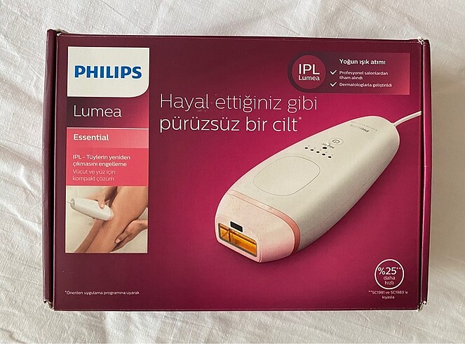 Philips Lumea lazer epilasyon